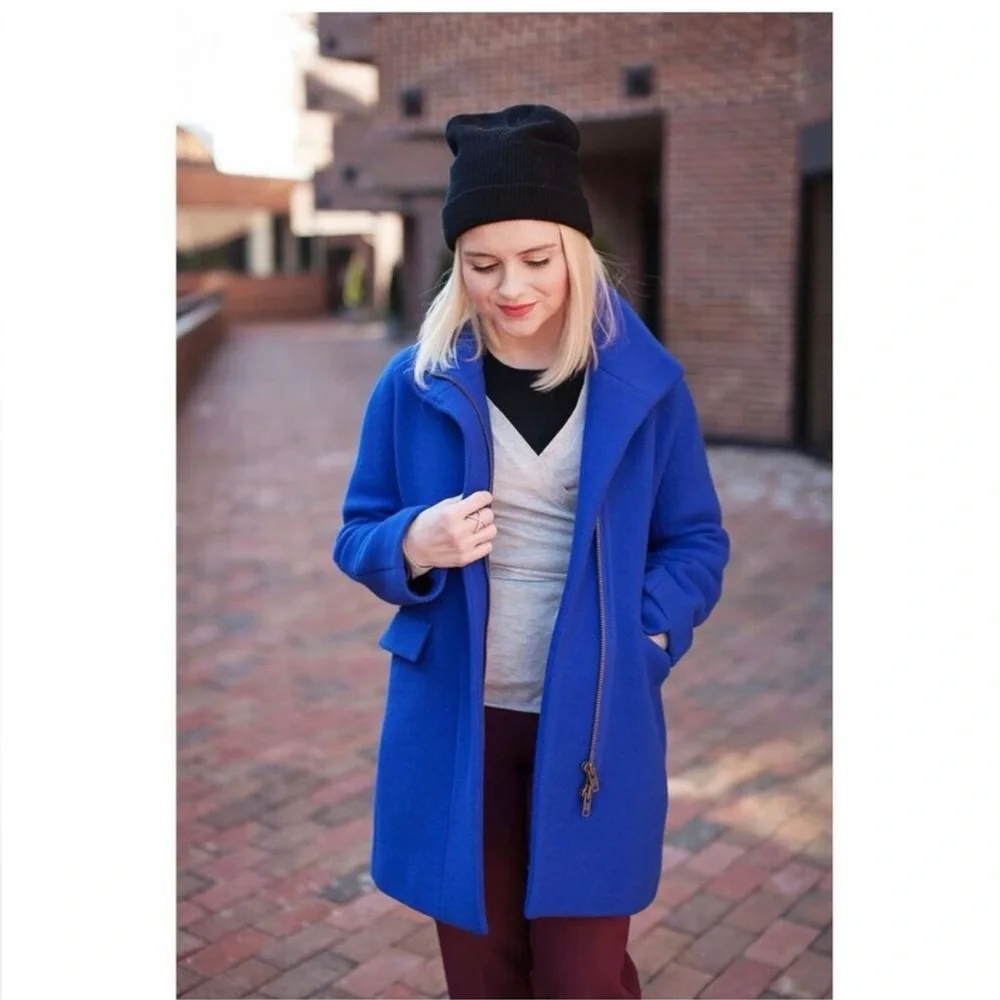 J. Crew Stadium Cloth Pea Coat - Picture 9 of 9
